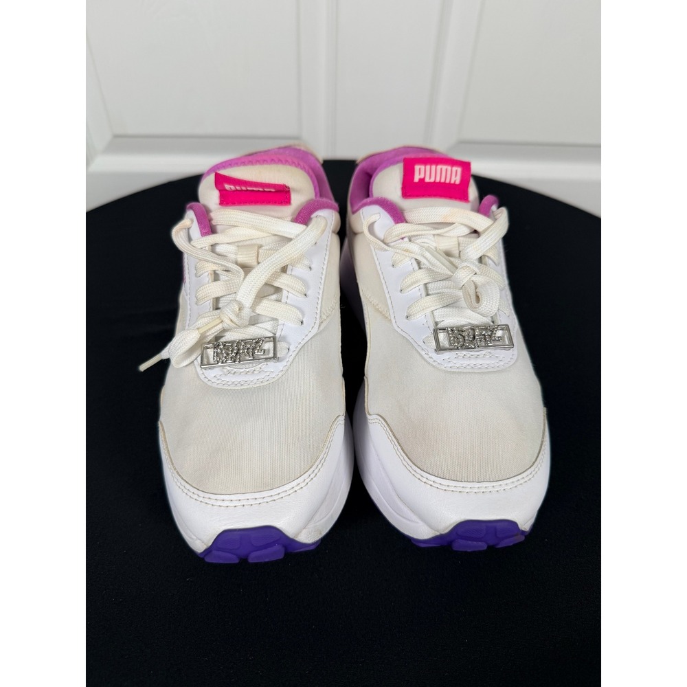 Puma x Bratz Cruise Rider White Pink Purple Sneakers 384564-01 Kids Size 5C